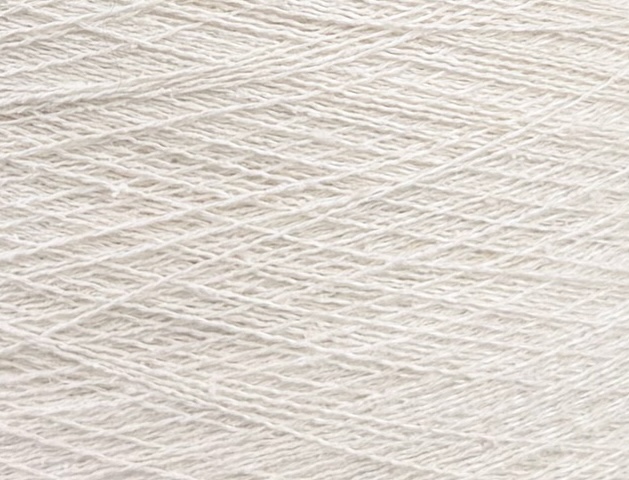 Toscano S.r.L. Art. Spezz 852 Nm 2/34 – Garn aus Seide, Baumwolle und Viskose col. Perlweiss 2030